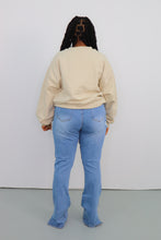 Load image into Gallery viewer, ONEINAMILLION EMBROIDERED CREWNECK IN BEIGE
